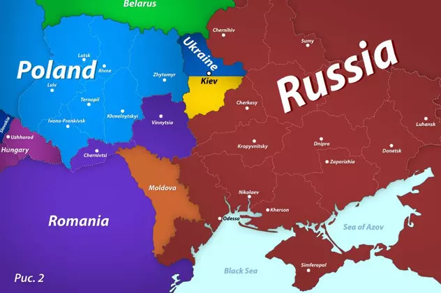 Cum a reacționat MAE după ce Medvedev a publicat o hartă în care România preia din teritoriul Ucrainei