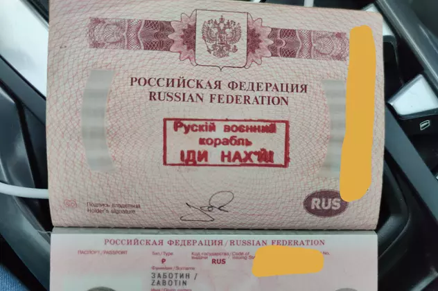 Cu ce s-a trezit scris pe pașaport un rus care a trecut granița din Ucraina în România. Vameșii români neagă implicarea