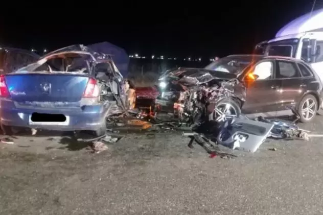 Trei surori au murit într-un accident pe Drumul European E85, lângă Buzău
