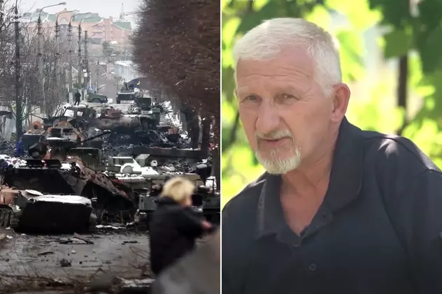 Cum a reușit un bunic de 64 de ani să oprească o coloană de ruși: „Mai întâi a trecut un tanc, apoi un transportor. M-am gândit că ar putea fi oprite de cineva”