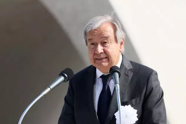 Șeful ONU, Antonio Guterres, la 77 de ani de la atacul nuclear de la Hiroshima: Omenirea se joacă cu un pistol încărcat