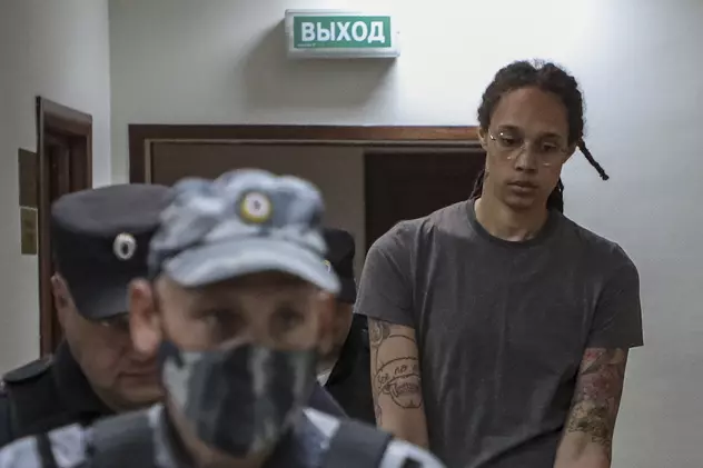 Baschetbalista americană Brittney Griner, condamnată la 9 ani de închisoare în Rusia pentru trafic de droguri