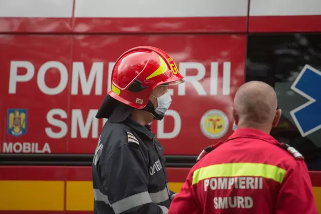 Scurgere de substanță periculoasă la o fabrică din Timiș. Pompierii au adus un echipaj de intervenție pentru accidente chimico-radiologice