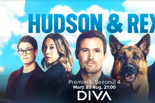 Un nou sezon „Hudson și Rex”, la DIVA