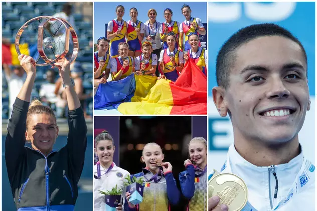 Ce săptămână pentru România! Simona Halep e campioană, record modial pentru David Popovici, canotorii și tinerele gimnaste aduc acasă 14 medalii