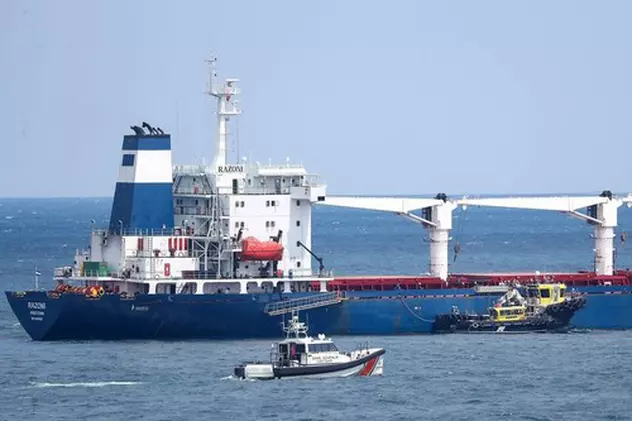 Prima navă care a plecat încărcată cu cereale din Ucraina a rămas fără cumpărător pentru marfa transportată