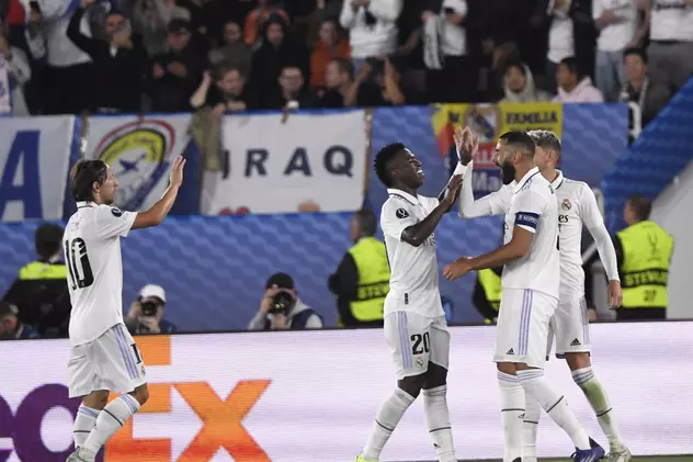 Real Madrid a câștigat Supercupa Europei pentru a cincea oară
