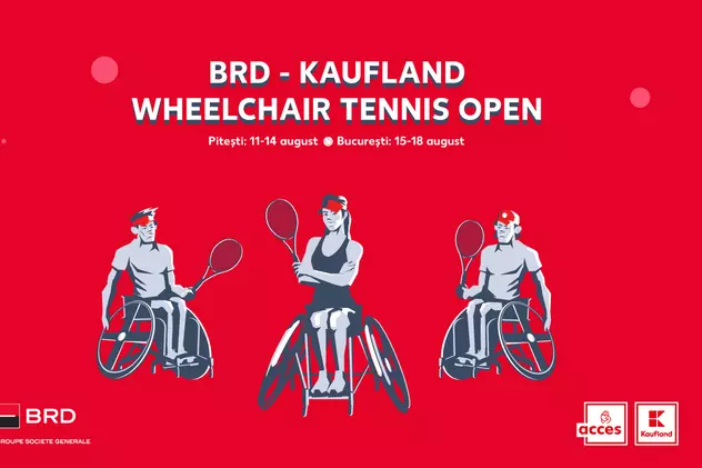 Kaufland România susține turneele din seria Wheelchair Tennis Open, organizate la Pitești și București