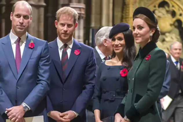 Kate Middleton și prințul William, mesaj neașteptat pentru Meghan Markle