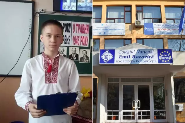 Elevul ucrainean din Iași care a început școala azi după programa românească. „Vrea să devină arhitect și să ajute la reconstrucția țării”