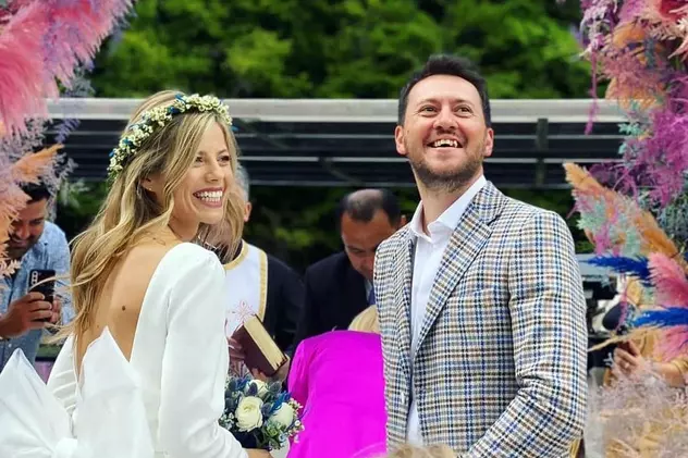 Roxana Hulpe s-a căsătorit civil. Prezentatoarea de la PRO TV și Bogdan Rădulescu au făcut petrecerea pe lac, la Cluj-Napoca
