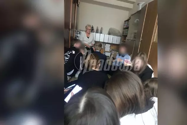 „Toată clasa stă și plânge!” Imagini cu elevii care erau în sala de curs când s-a tras asupra lor, la o școală din Rusia