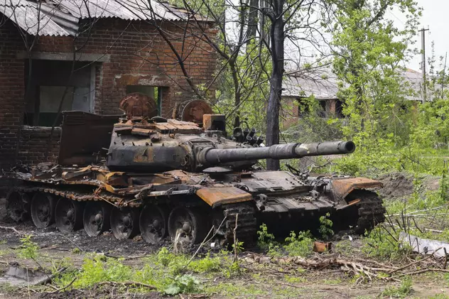 O armată-cheie de tancuri rusești, cu rol major împotriva NATO, „grav deteriorată” în Harkov, anunță Londra
