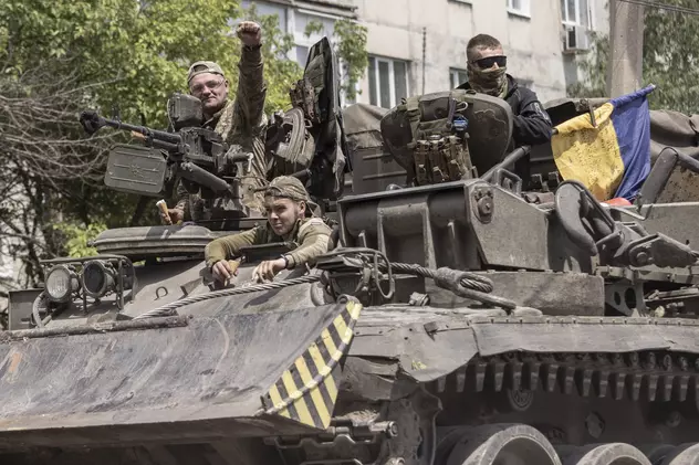 Orașul strategic Lîman a reintrat sub controlul ucrainenilor. Foto: Profimedia