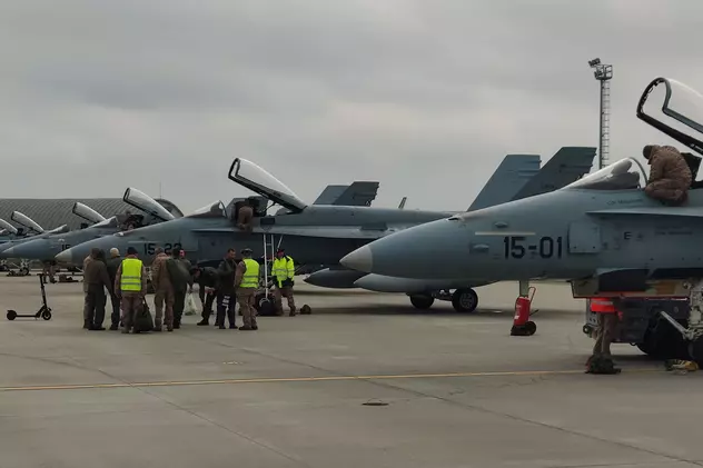 Piloți NATO din Italia și din Spania vor executa misiuni de securitate în spațiul aerian al României