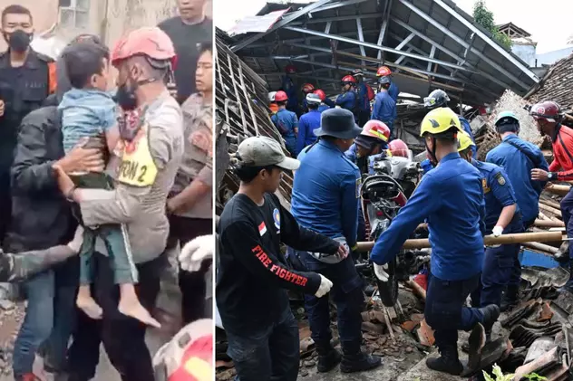 Băiețel de 5 ani, scos teafăr de sub dărâmături la două zile după cutremur, în Indonezia. Bilanțul deceselor a ajuns la 271