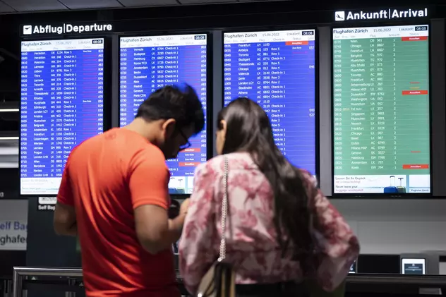 O familie de israelieni a fost încuiată într-un terminal de pe aeroportul din Zurich. Au sunat la poliție ca să fie „eliberați”