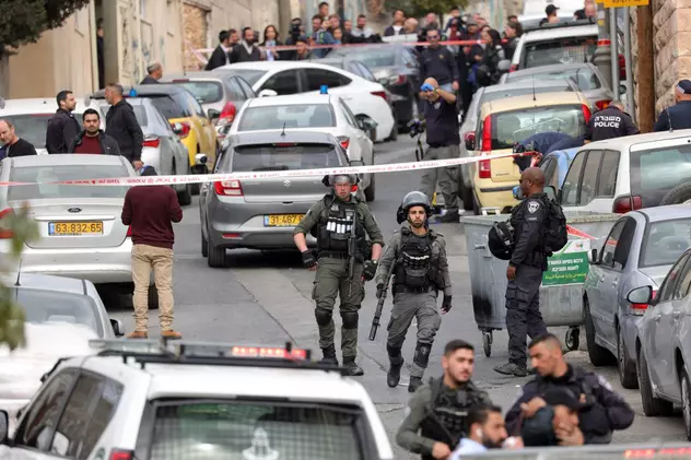 Nou atac armat în Ierusalim, după atacul de vineri de la sinagogă, soldat cu șapte morți. A fost reținut un adolescent de 13 ani