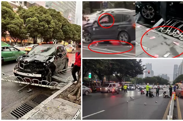 Șoferul de 22 de ani al unui BMW a aruncat cu bani pe stradă, după ce a ucis 5 oameni și a rănit 13, pe trecere, în China