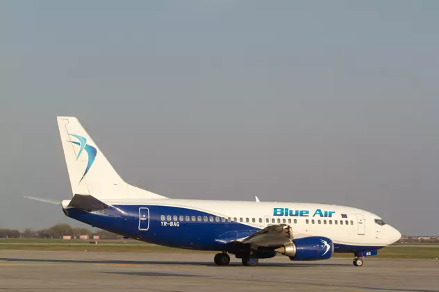 ANAF a pus sechestru pe șase avioane ale Blue Air, din cauza datoriilor companiei aeriene