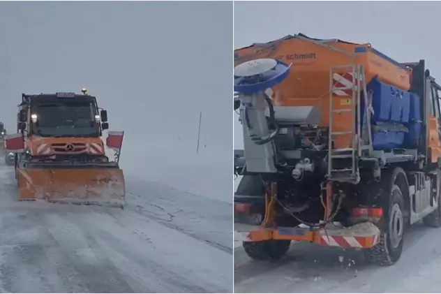 Încărcător cu gloanțe, găsit într-un utilaj de deszăpezire din Mehedinți. Un angajat al primăriei a chemat poliția
