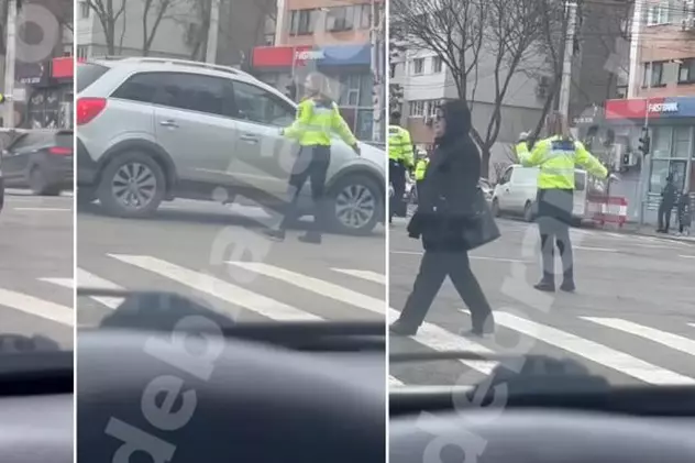 Filmare virală cu o polițistă de la circulație care i-a pus în dificultate pe șoferi, în Brăila: „Parcă dirijează muște”. IPJ a deschis o anchetă