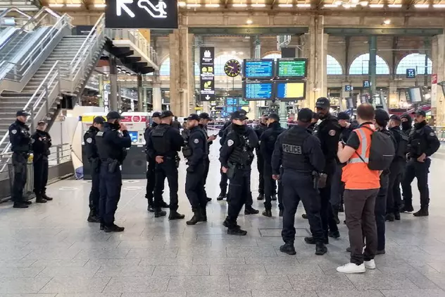 Atac cu cuțitul în Gara de Nord din Paris. Mai multe persoane au fost rănite, agresorul „a fost neutralizat”