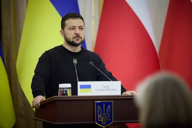 Zelenski critică „meschinăria” unor ţări care nu au ajutat Ucraina în fața invaziei. Laude aduse Poloniei