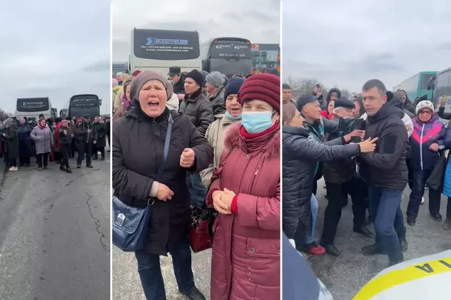 CORESPONDENȚĂ DIN CHIȘINĂU. Crește tensiunea în Republica Moldova. Demonstranți proruși, blocați la intrarea în Capitală
