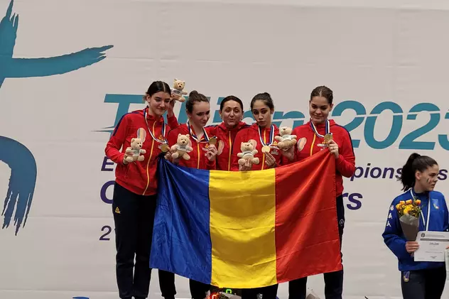 Echipa feminină de sabie a României a cucerit medaliile de aur la Campionatele Europene de scrimă