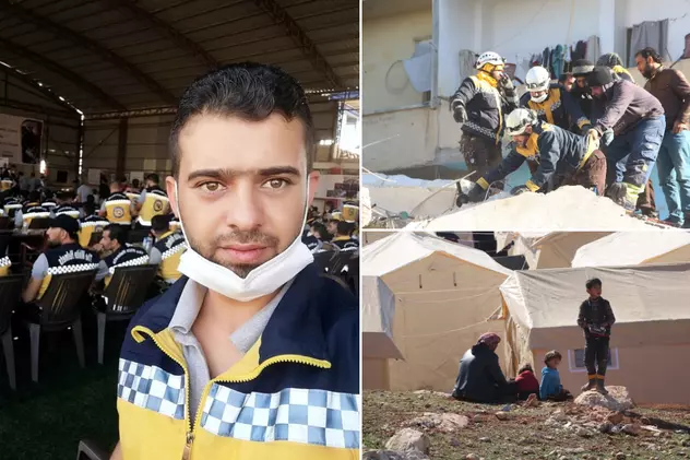 EXCLUSIV. Disperarea unui voluntar al Căștilor Albe din Siria, în fața operațiunilor de căutare după cutremur: „Lucrăm cu mâinile goale și cu echipamente primitive”