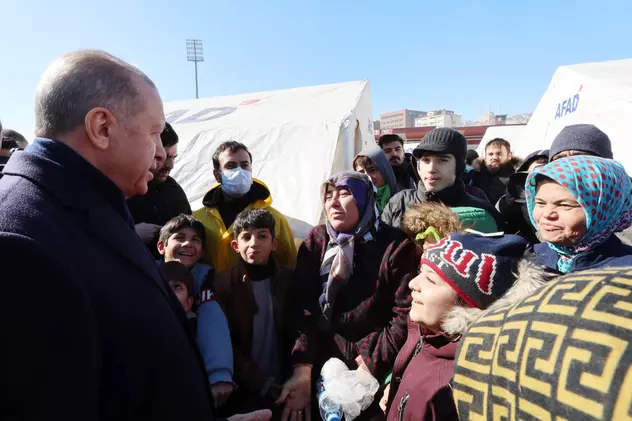 Erdogan admite că au fost probleme cu intervenția după cutremurele care au lovit Turcia
