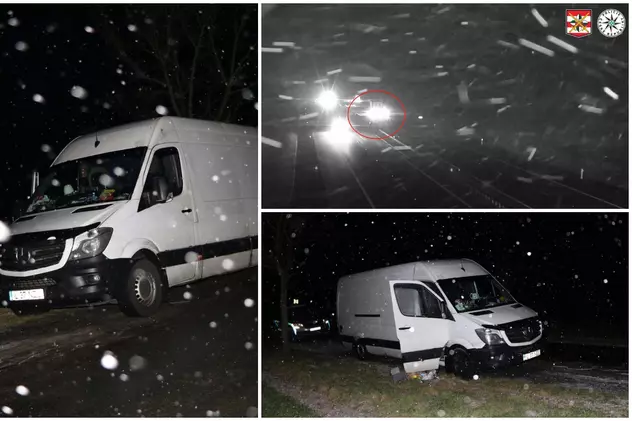 Doi șoferi români care veneau din Marea Britanie au fost jefuiți de mii de euro, în Cehia. Tâlharii le-au luat și duba, jaful a fost filmat