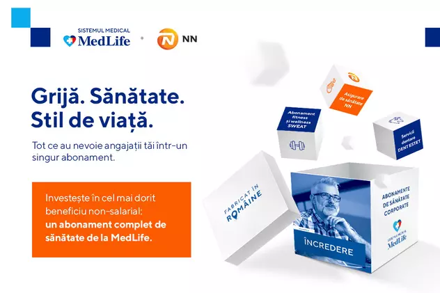 MedLife devine primul operator medical privat ce oferă abonamente medicale cu acoperire 360° - de la servicii de prevenție la asigurări de sănătate, servicii stomatologice și sport