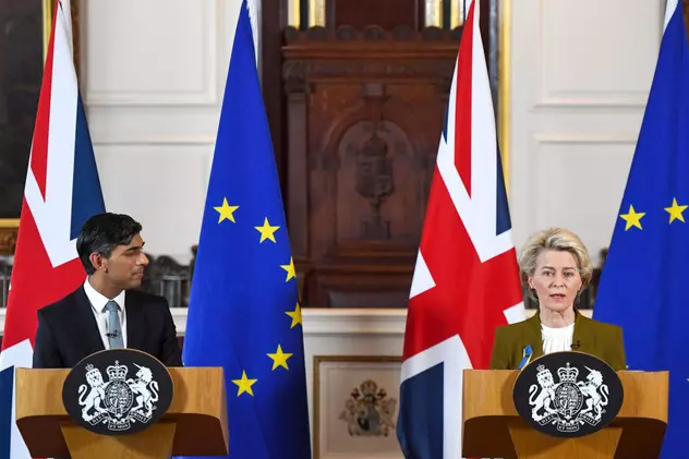 Londra și UE anunță un acord mult întârziat pe tema controalelor post-Brexit la granița Irlandei de Nord