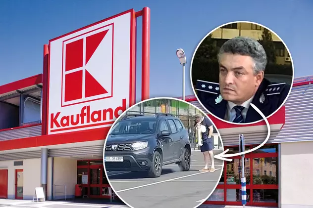 Kaufland, amendat cu 3.000 de euro după ce un angajat a livrat imaginile care îl surprindeau pe fostul șef al IPJ Vaslui cu mașina poliției la cumpărături