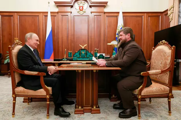 Ramzan Kadîrov, primit de Vladimir Putin la Kremlin. „Dacă îmi permiteți, aș vrea să mă laud puțin”