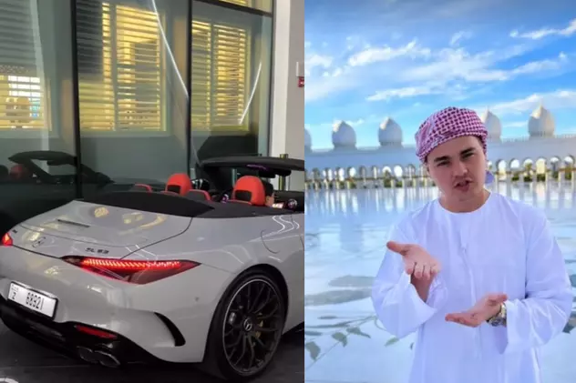 Imagini din vacanța de lux a lui Selly în Emiratele Arabe. S-a cazat la un hotel de cinci stele și conduce o mașină de peste 200.000 de euro