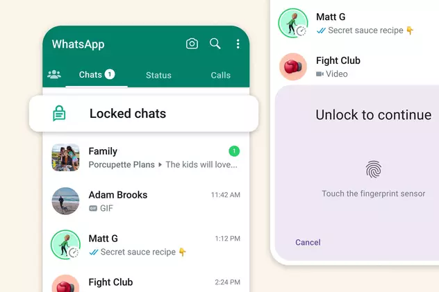 Chat Lock, noua funcție WhatsApp care îți protejează conversațiile cu parolă sau date biometrice