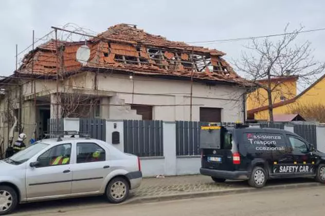 Explozie într-o casă din Timișoara. Șase persoane, între care patru copii, transportate la spital