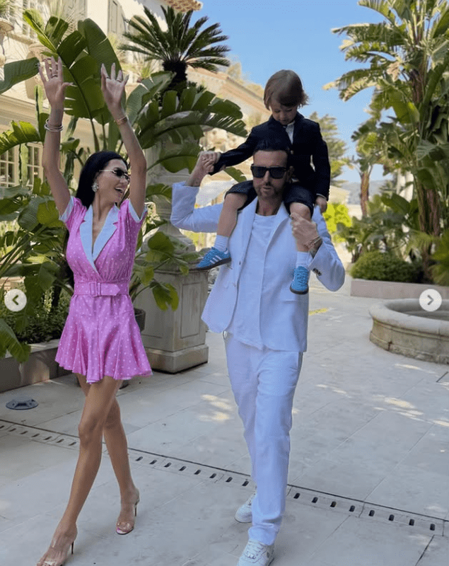 Philipp Plein  Andreea Sasu si copilul lor