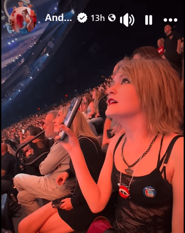 Andreea Antonescu si Sienna la concert
