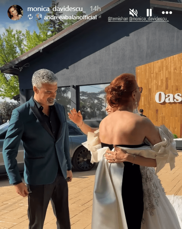 Aurelian Temisan si Monica la nunta Andreei Balan