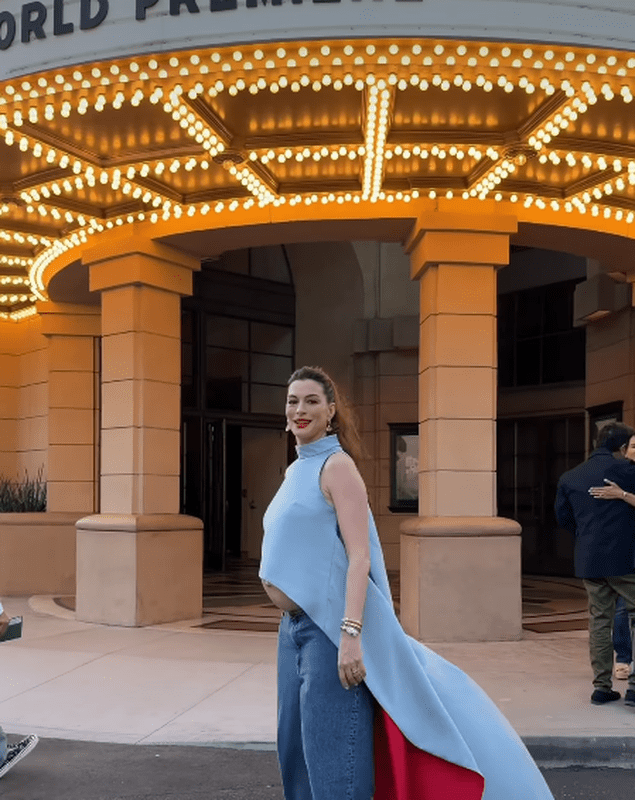 Anne harthawei gravida La premiera din Los Angeles a filmului „The End of Oak Street”
