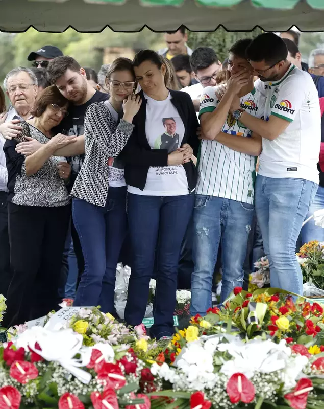 Funeral of the Chapecoense’s President Sandro Luiz Pallaoro