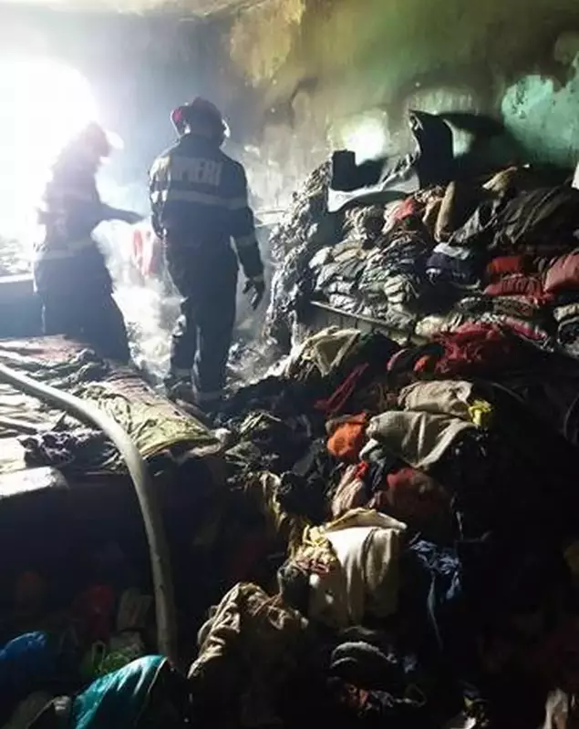 incendiu în Florești, județul Prahova