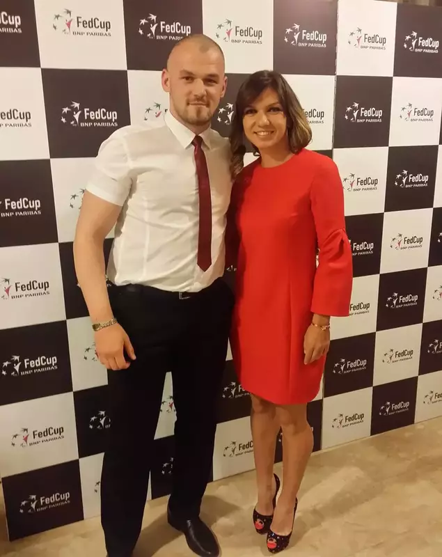 Simona Halep Pop Bogdan bodyguard