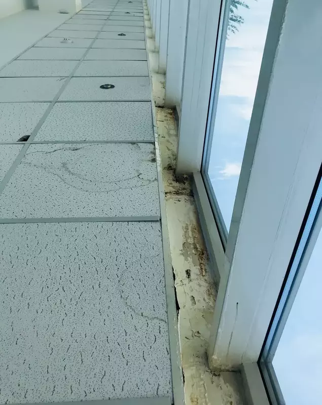 7 a Pe linga geamurile de termopan s-a instalat igrasia si mucegaiul