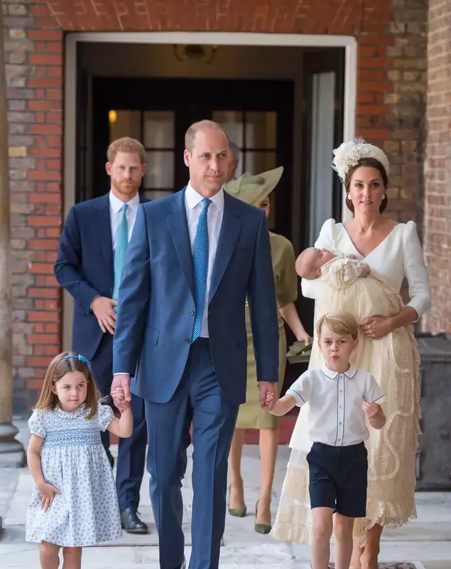 Prinţul Louis al Marii Britanii a fost botezat