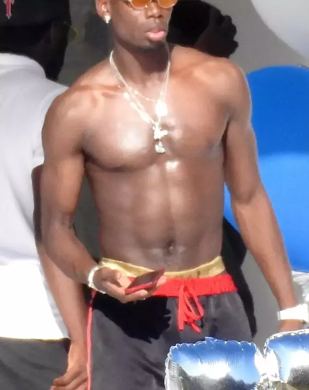 *EXCLUSIVE* Frances World Cup superstar athletes throw a massive celebratory pool party **WEB MUST CALL FOR PRICING**